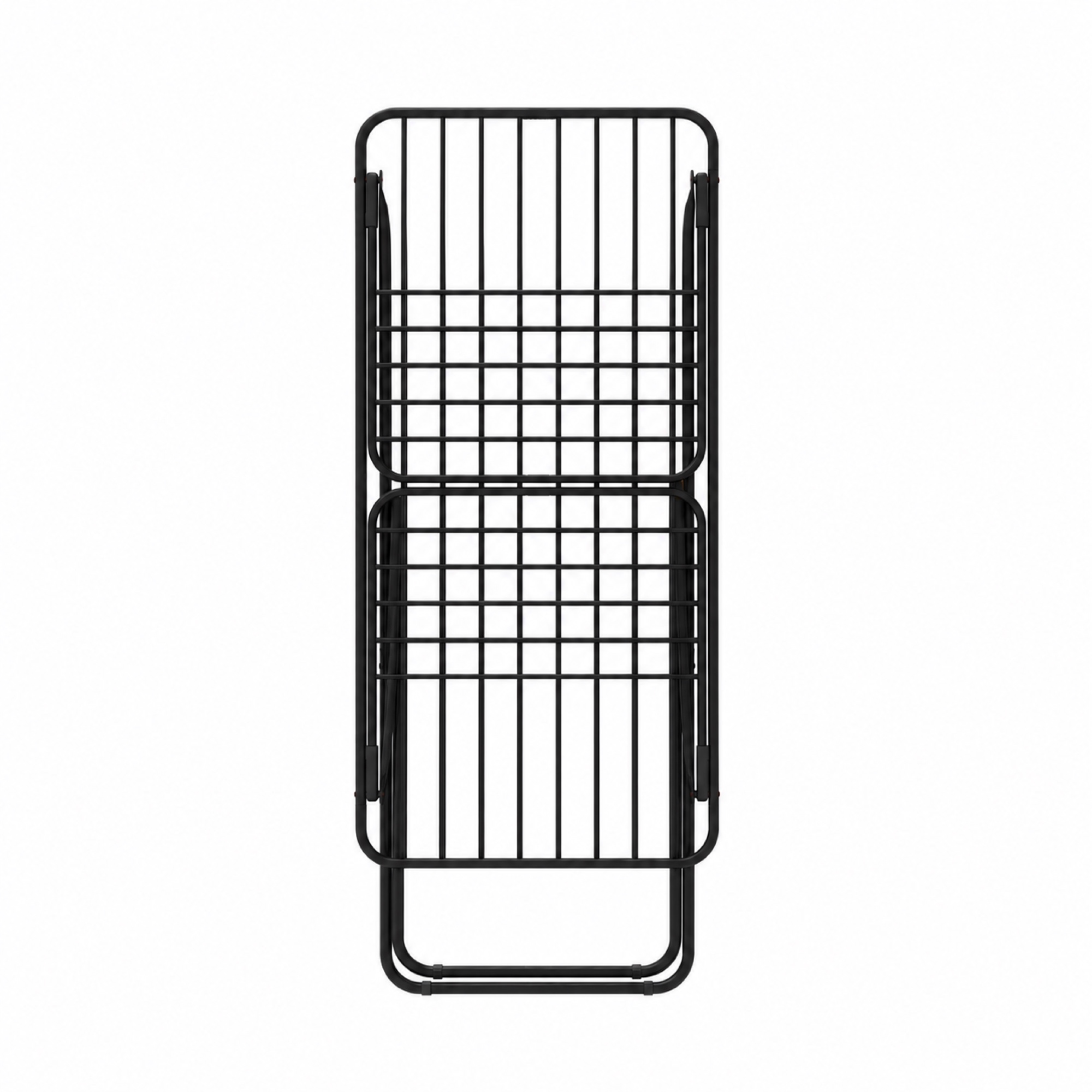 Drying stand Flow Black – top view, folded
